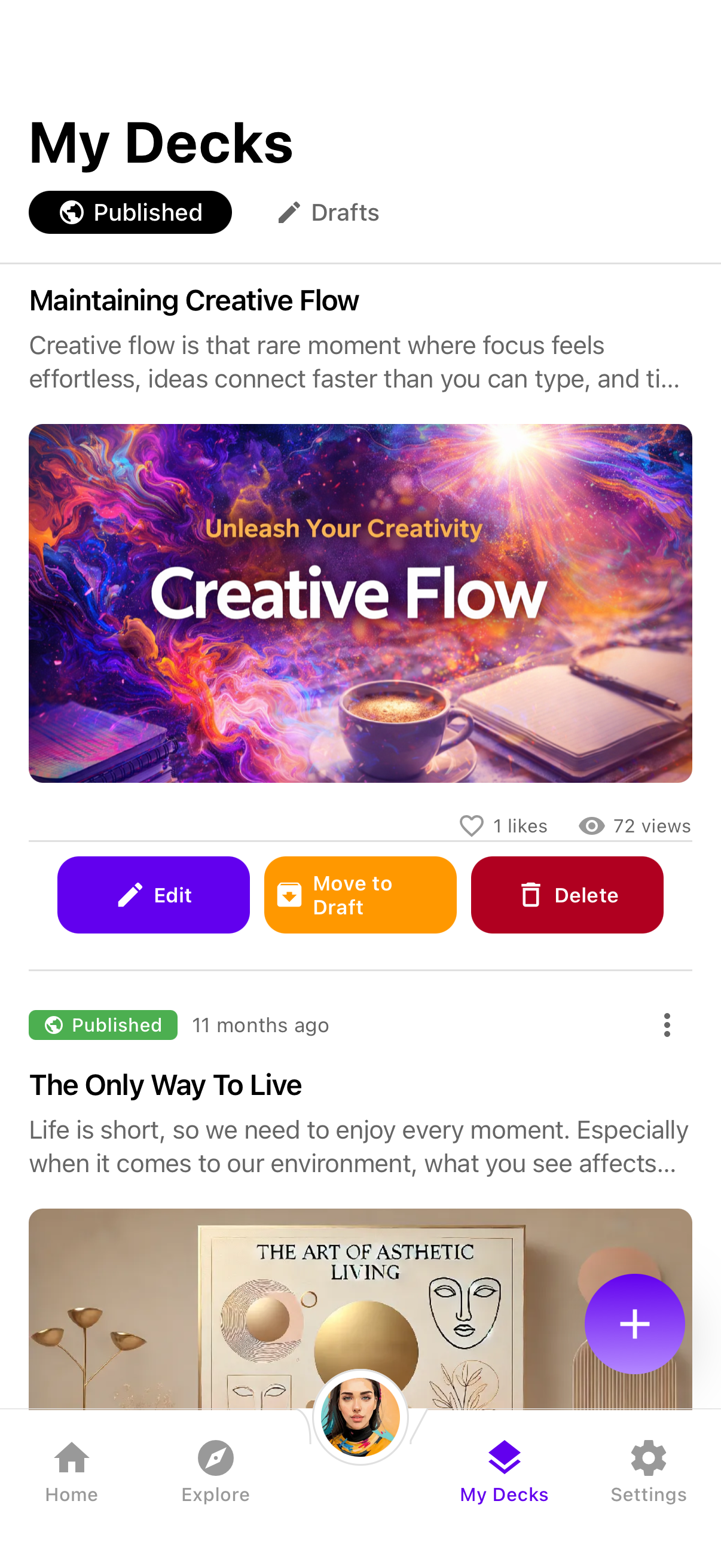 Epyst mobile preview