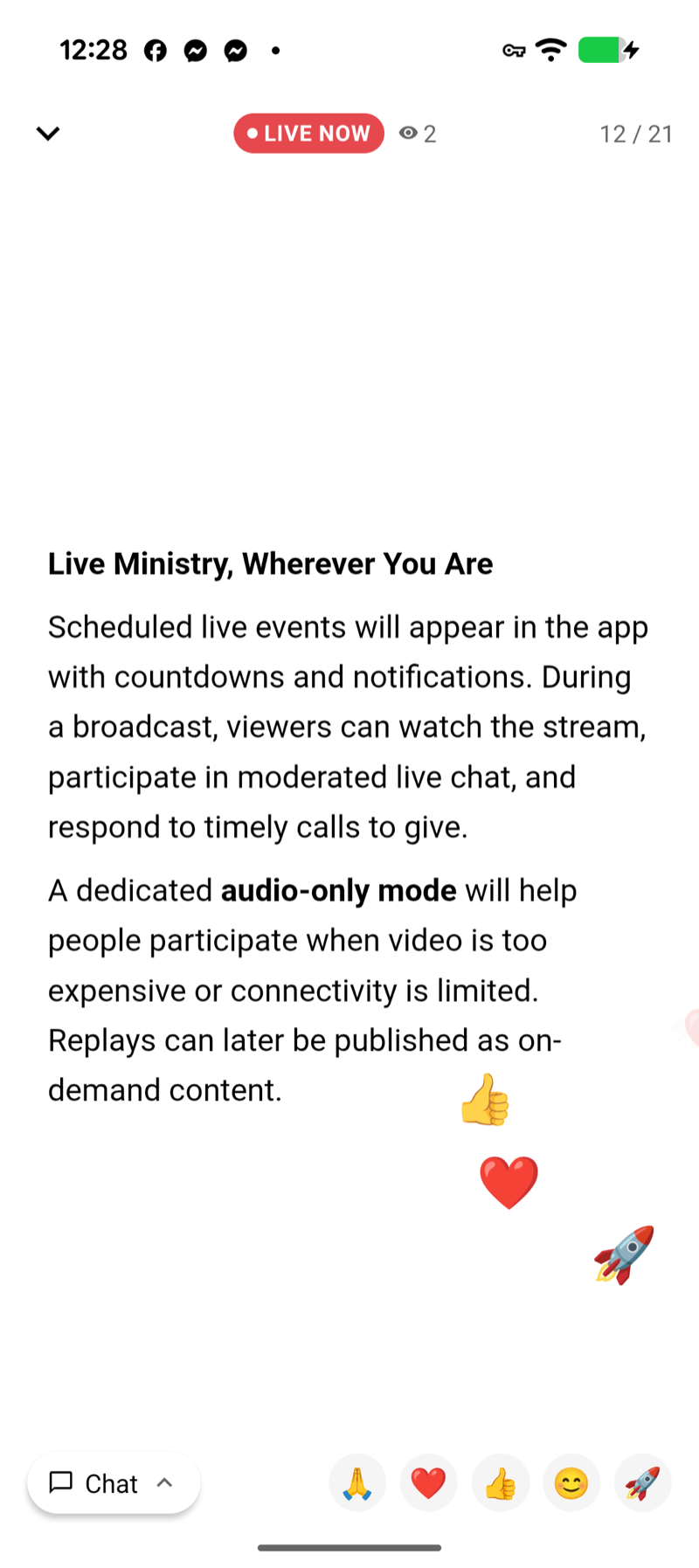 Following a live sermon presentation in Epyst